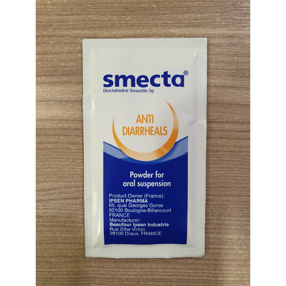 Smecta - Antidiarrheals Orange & Vanilla / Strawberry Flavour 3g (1 ...