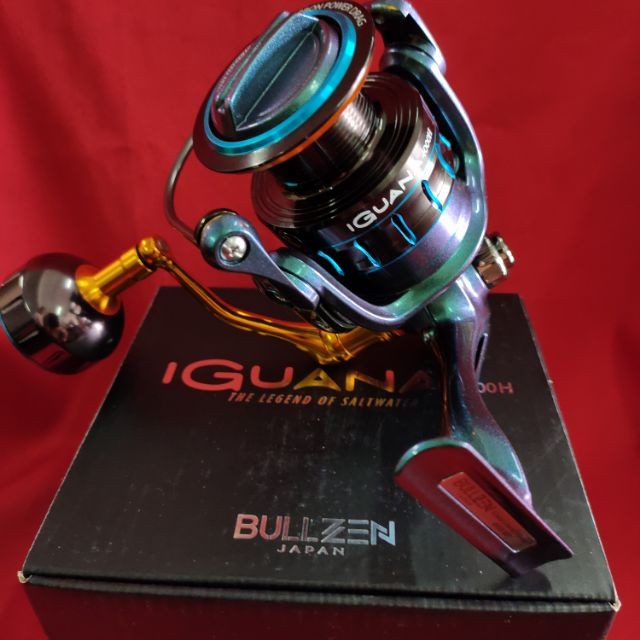 Bullzen iguana japan limited edition salt water reel with free