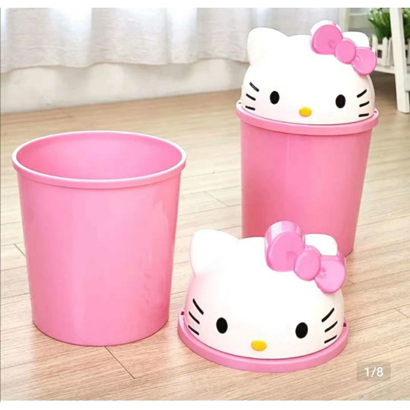 HELLO KITTY 🐈 DUSTBIN TONG SAMPAH MINI KEPALA KITTY CAT 🐈 | Shopee Malaysia