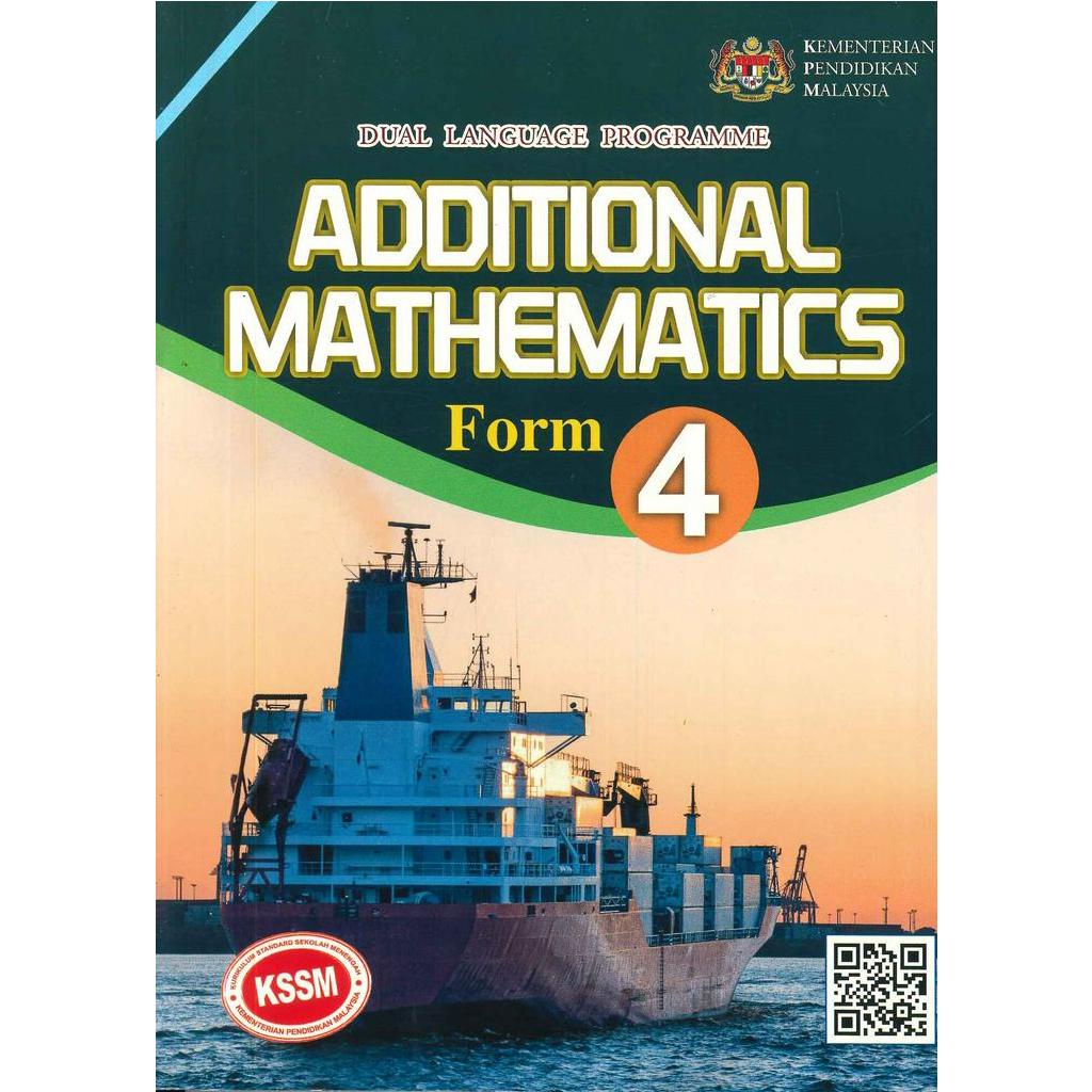 Textbook Additional Mathematics From 4 KSSM (DLP) | Shopee Malaysia