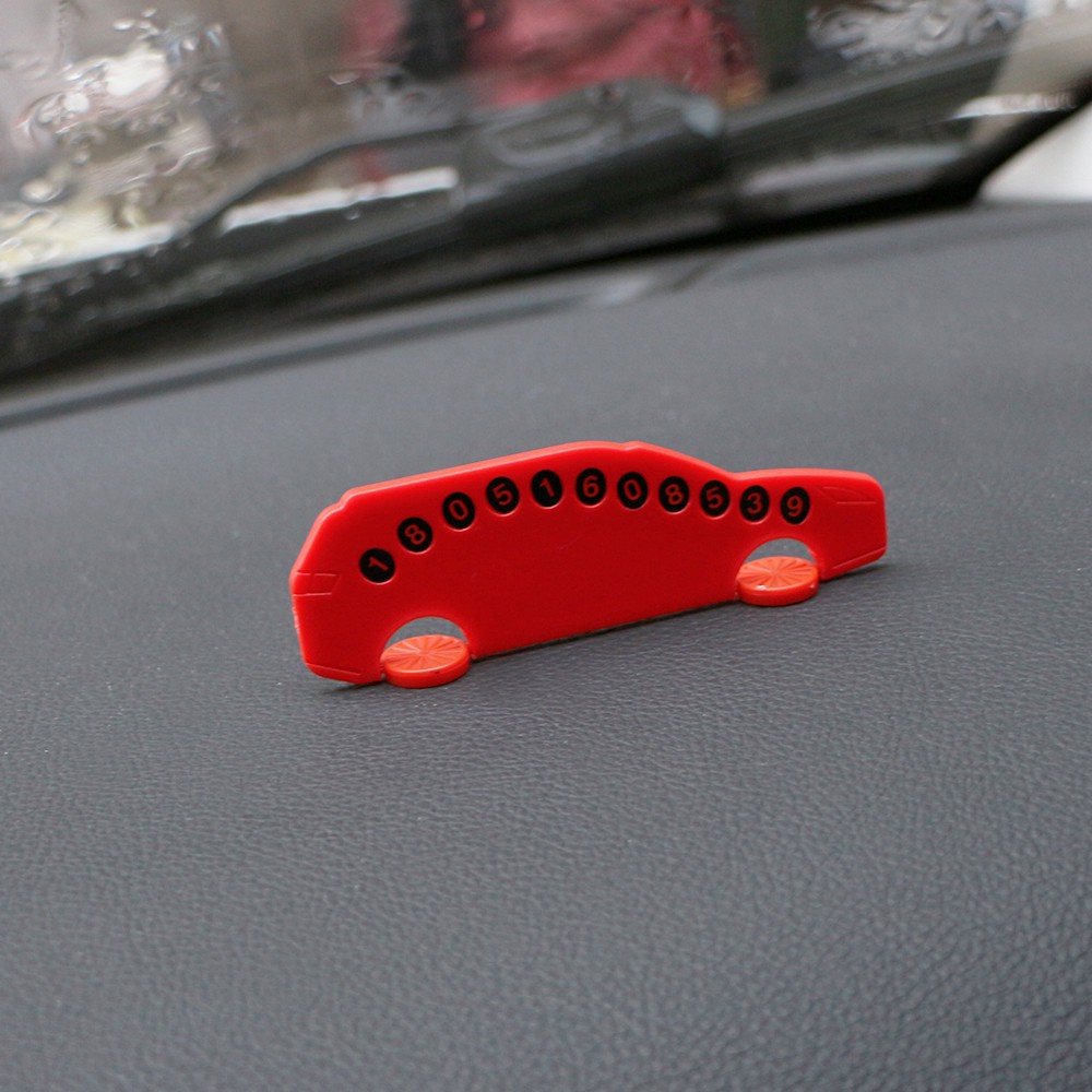 Car Phone Number Parking Card Sticker For Perodua Proton Toyota Honda