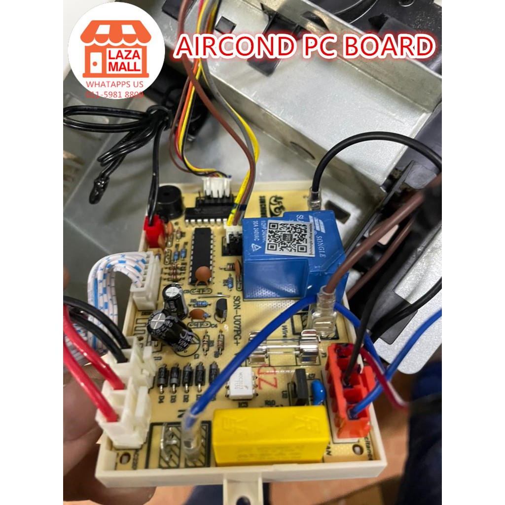 SHARP HOME AIRCOND PCB BOARD MULTI UNIVERSAL [ PG MOTOR ] NON INVERTER