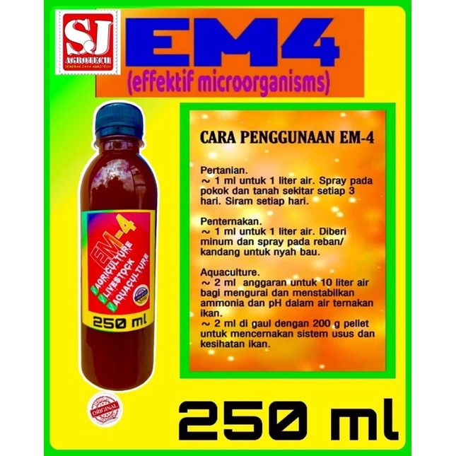 [250ml-500ml] EM4 Effective Microorganisms / Water Treatments ...