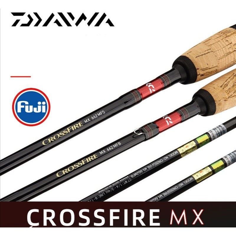 SALE! Original Japan Brand Daiwa Crossfire MX (FUJI Guide Ring) Fishing Rod