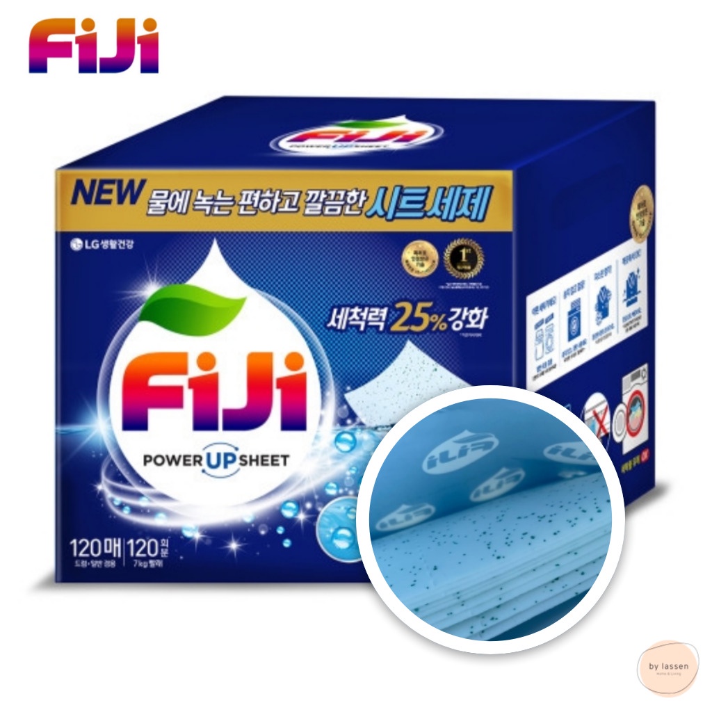 🌺KOREA🌺 [LG FIJI] Power Sheet Detergent 30 / 60 / 120 Sheets / Premium