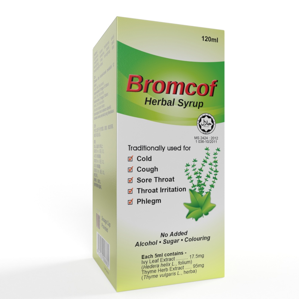 BROMCOF HERBAL SYRUP 120ml Shopee Malaysia