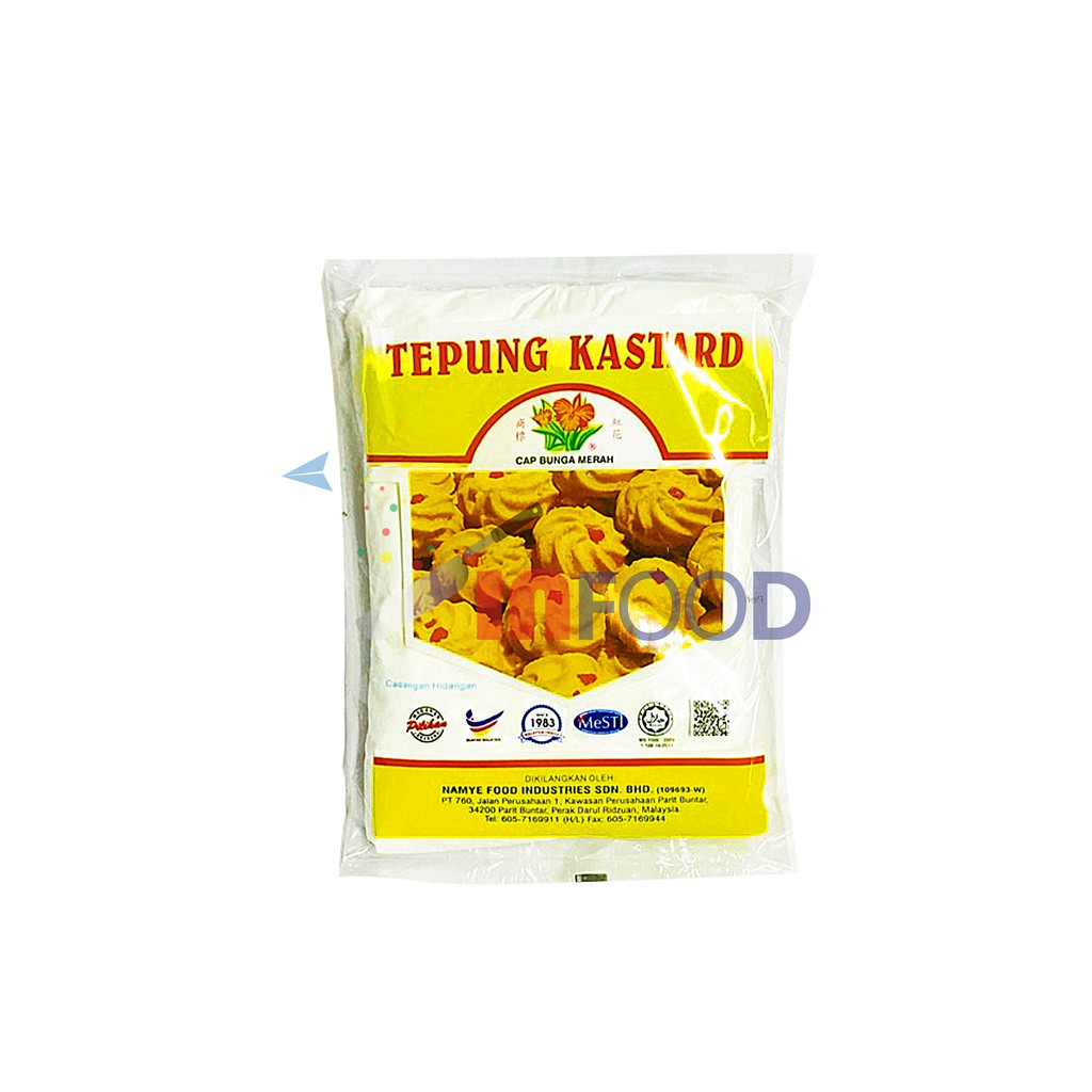 Cap Bunga Merah Tepung Kastard 300g Shopee Malaysia