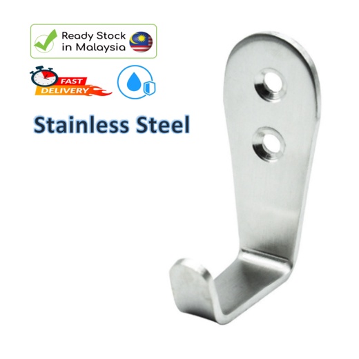 Stainless Steel Hook Partition Toilet Door Hook Toilet Door Coat Hook ...