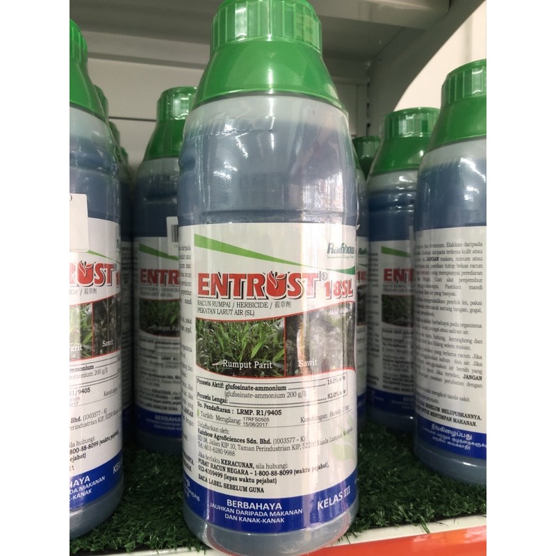racun rumput cepat berkesan rumput parit 1L glufosinate 18% | Shopee ...