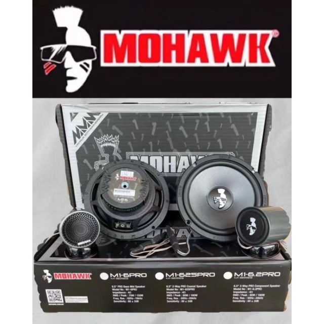 MOHAWK Car Audio MOHAWK1 SERIES 6.5 inch Bass Mid with 2 inch Full