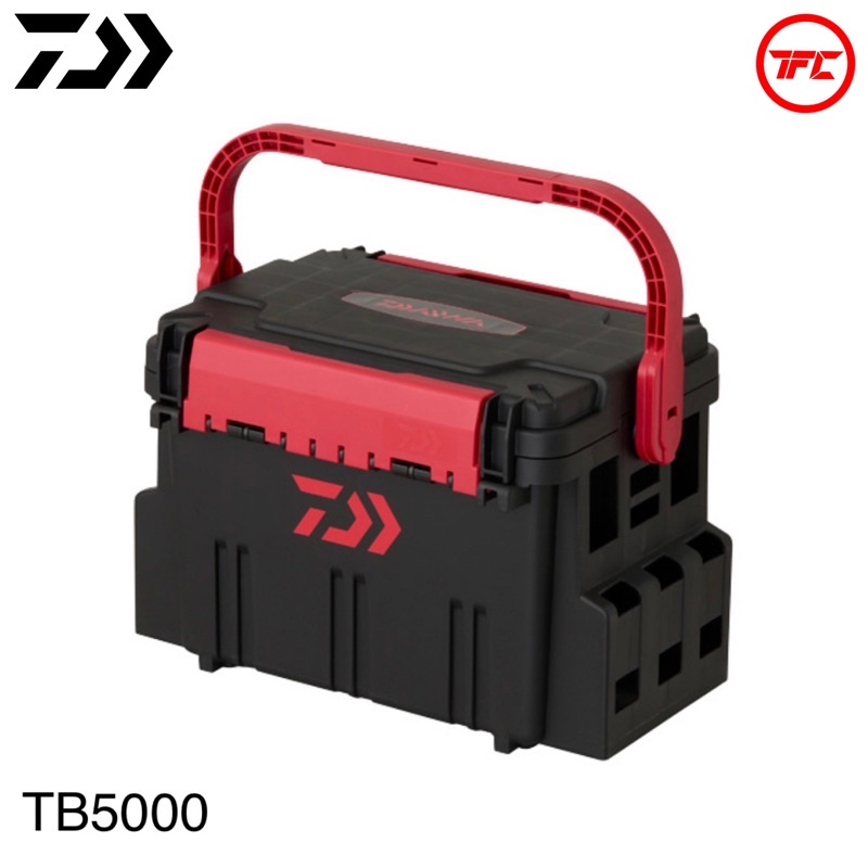 2022 New DAIWA Tackle Box JDM TB5000 TB7000 TB9000 Black Red Series