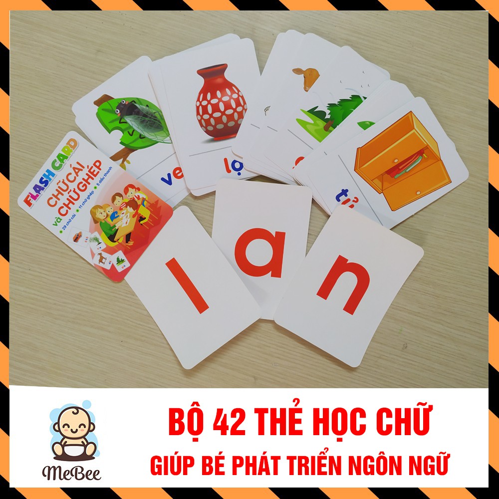 Set Of 42 Learning Flash Cards With Letters And Letters Pattern For ...