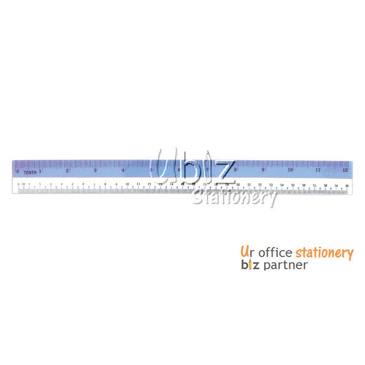 Flexible Plastic PVC Ruler 12
