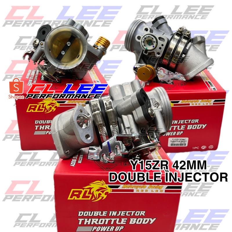 RED LEO Throttle Body Y15ZR RS150 by ESR MOTOR 100 ORIGINAL 32mm 34mm