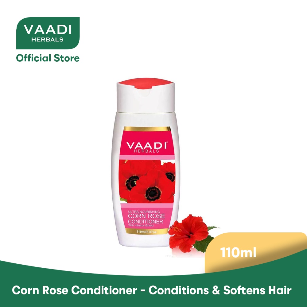 VAADI HERBALS Corn Rose Conditioner with Hibiscus Extract To Repair ...