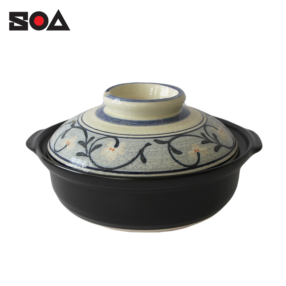 SOA Ceramics Pot Casserole Japanese Nabe Ai Karakusa Shopee Malaysia