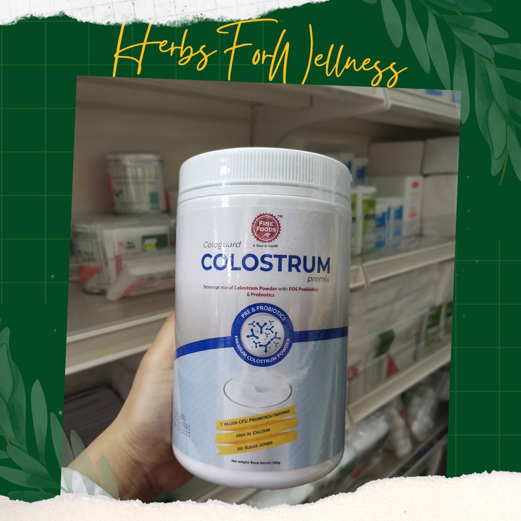 FINE FOODS COLOGUARD COLOSTRUM PREMIX 500G [EXP DATE 2025] Susu