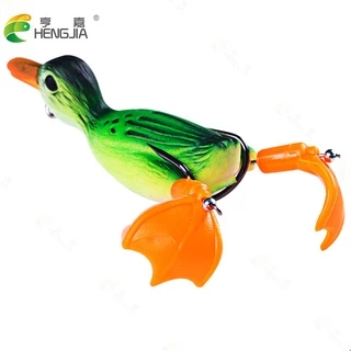 Duck Fishing Lure, Bright Color Silicone Lifelike Duck Artificial Bait for  Fishing