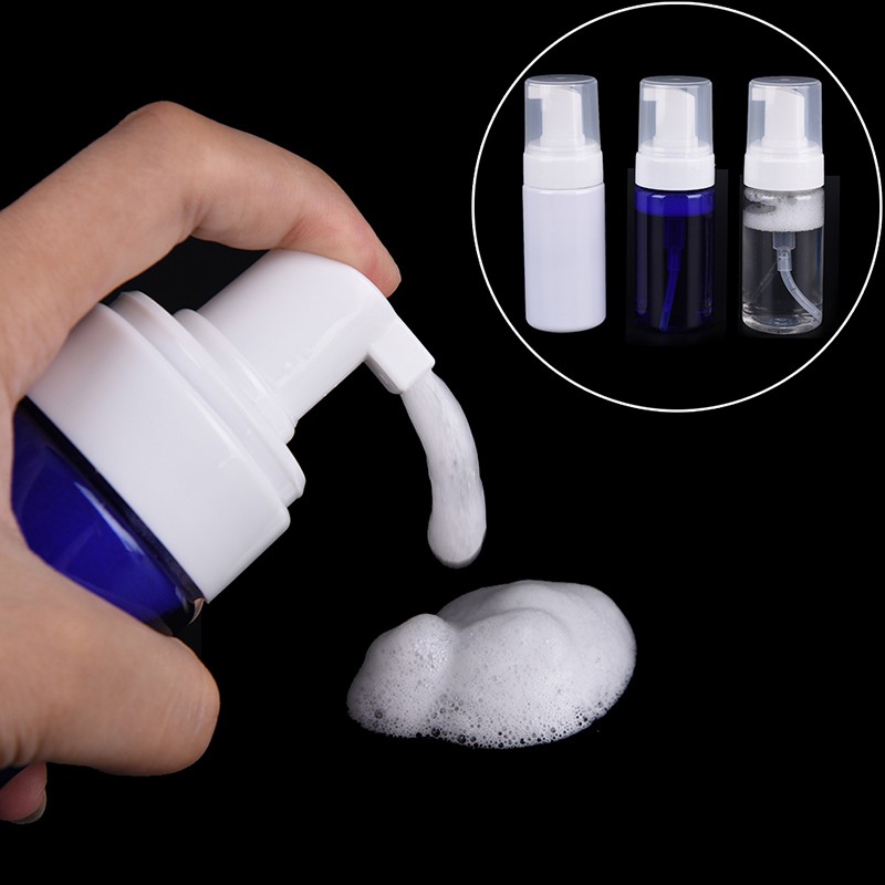 1PC 100ml PET Foaming Spray Bottle Plastic Foam Pump Soap