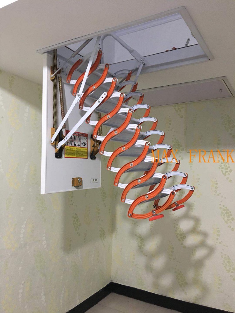 Folding stairs (it is not automatic)/loft ladder/Attic staircase ...