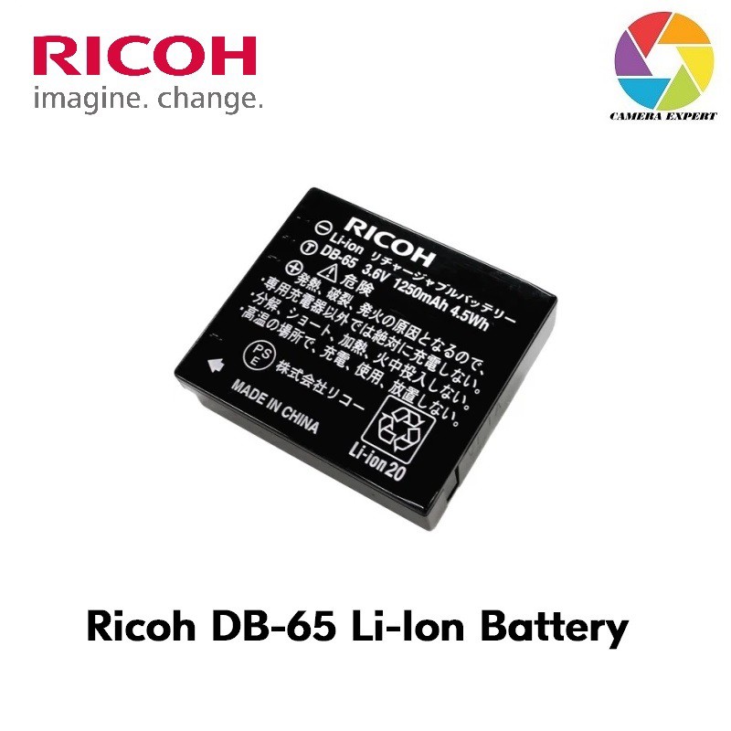 Ricoh DB-65 / DB65 Li-Ion Rechargeable Battery | Shopee Malaysia
