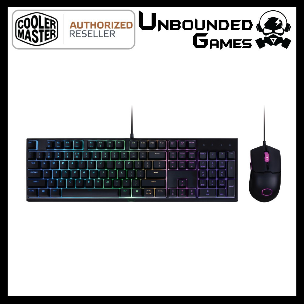 [Ready Stock] Cooler Master MS110 Wired Gaming Keyboard and Mouse Combo ...