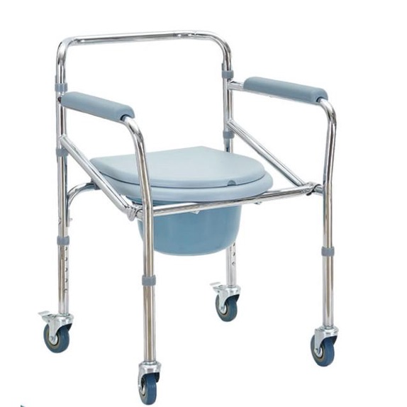 PROMEDICTECH COMMODE CHAIR WITH WHEELS | Shopee Malaysia
