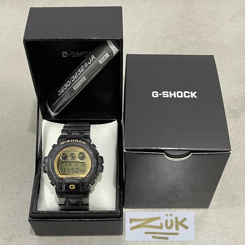 DEADSTOCK Genuine Casio G Shock DW6900 FG8 Smoke Gold Shopee Malaysia