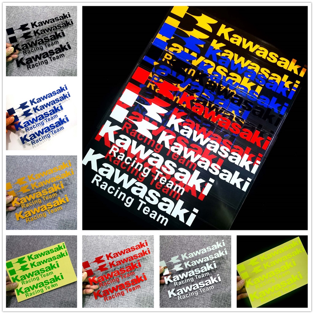 Motorcycle Reflective Sticker KAWASAKI Motorcycle Design and Italia ...