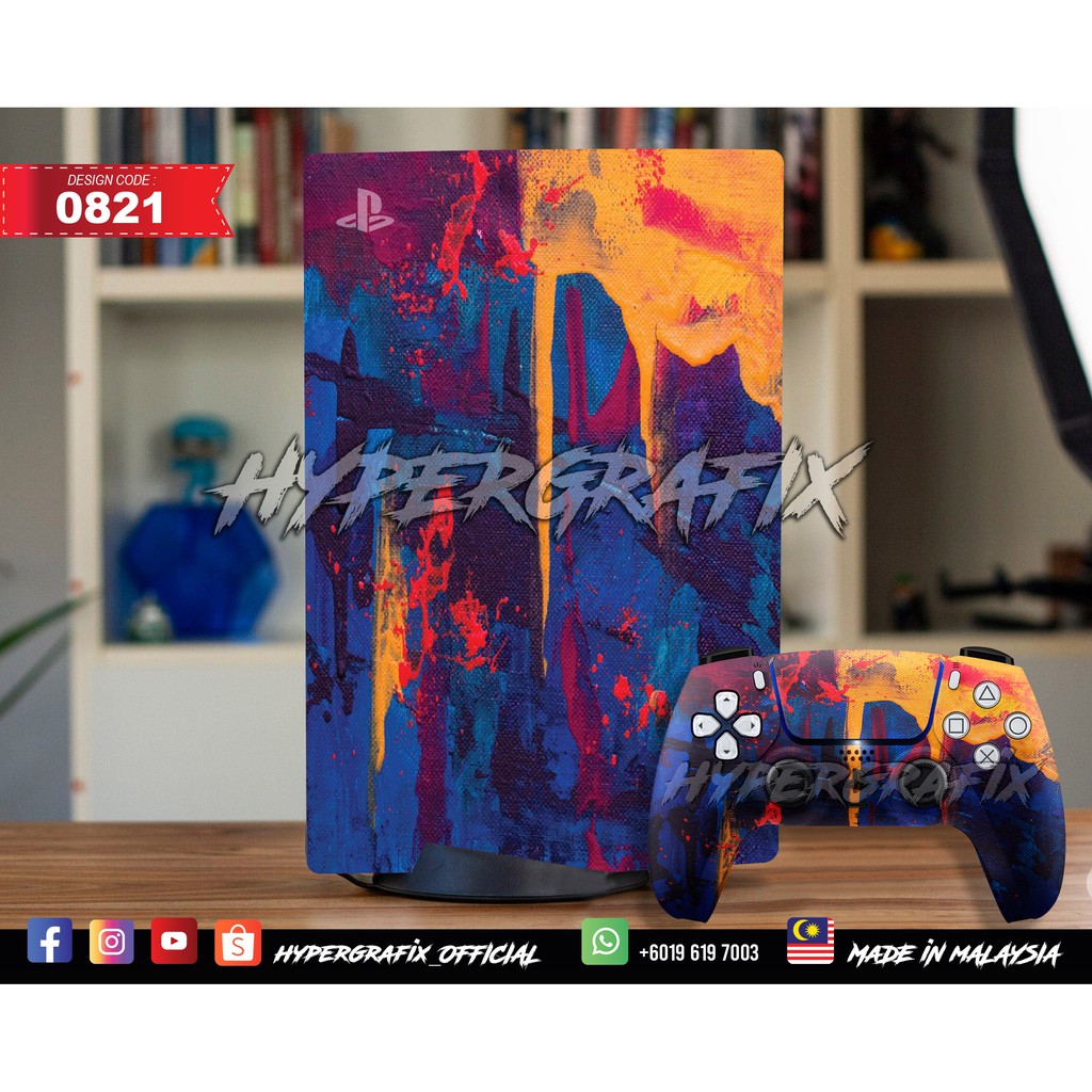 PS5 PLAYSTATION 5 FAT STICKER SKIN DECAL 0821 | Shopee Malaysia