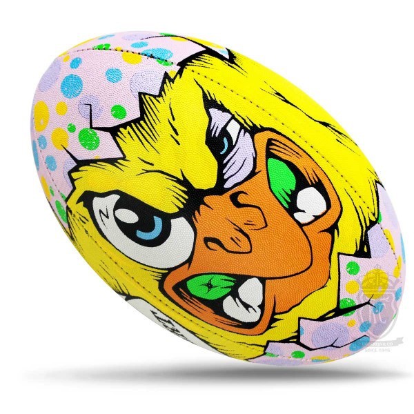 Rugby Ball Sz 5 - Gilbert Angry Chicken KQ | Shopee Malaysia