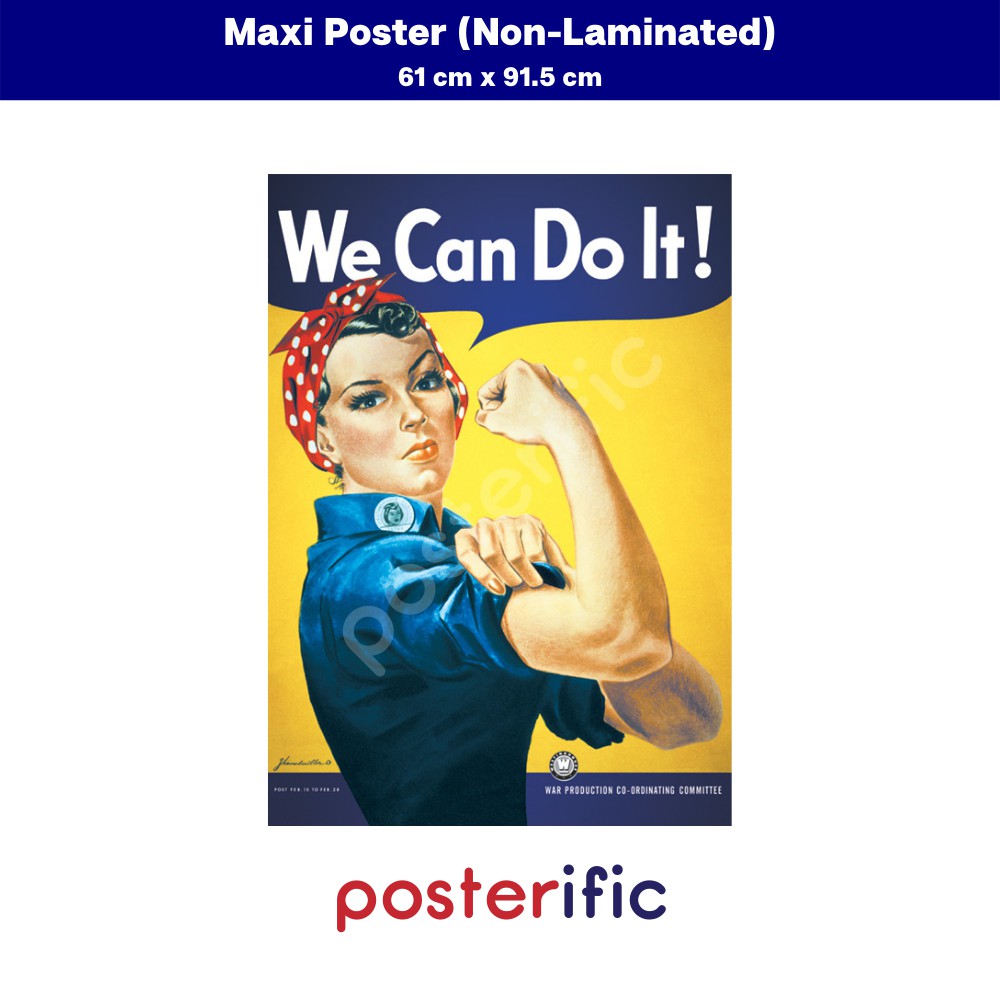 We Can Do It! - Poster (61 Cm X 91.5 Cm) 