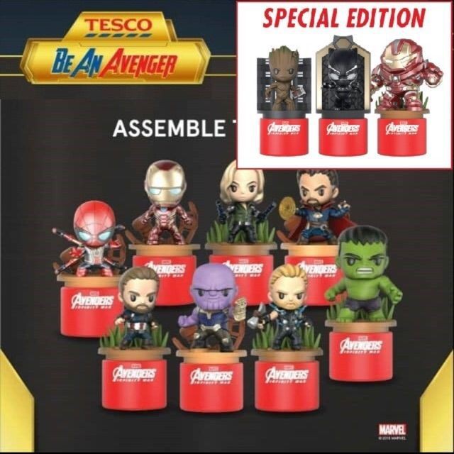 Tesco marvel hot sale figures