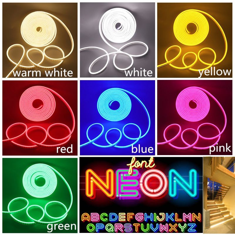 READY STOCK Neon Light 220V LED Strip Tria LED Ribbon Tape Waterproof ...