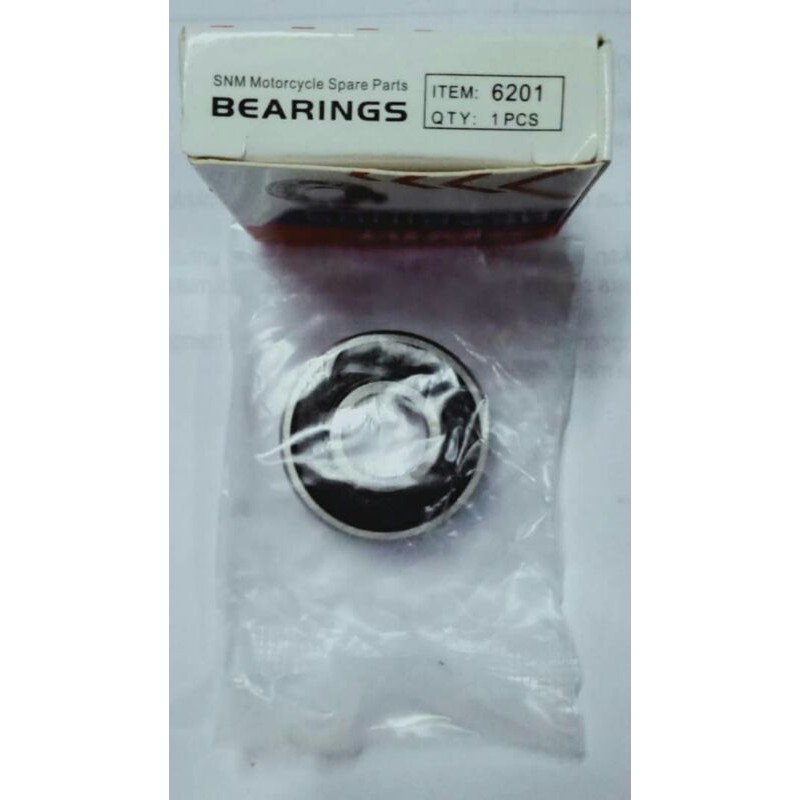 SNM BEARINGS (SAIZ6201)(BEARING UNTUK RIM DEPAN EX5 DREAM)(LEEAA