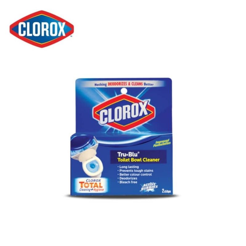 Clorox Tru Blu Toilet Bowl Cleaner Drop 50g 2pc/6pcs Shopee Malaysia