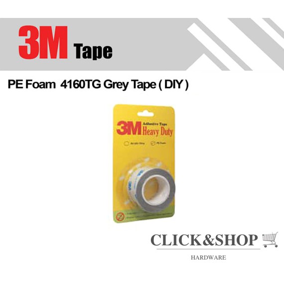 3M Heavy Duty Double Sided Foam Tape 12mm/18mm/24mm X 1.5M