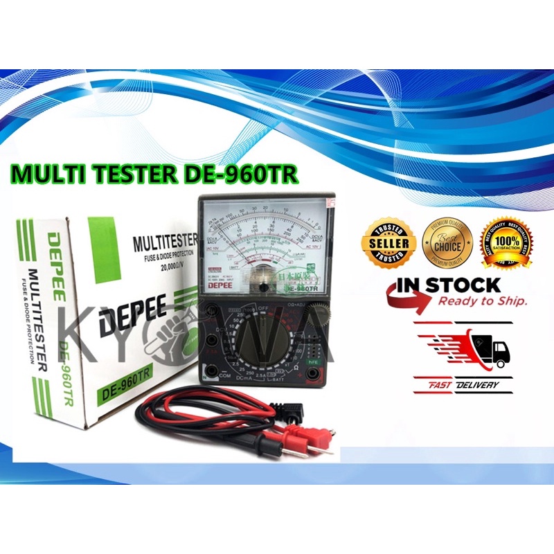 ANALOG MULTITESTER DE-960TR | Shopee Malaysia