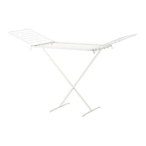 IKEA MULIG Solid Metal Clothes Drying rack, indoor / outdoor White