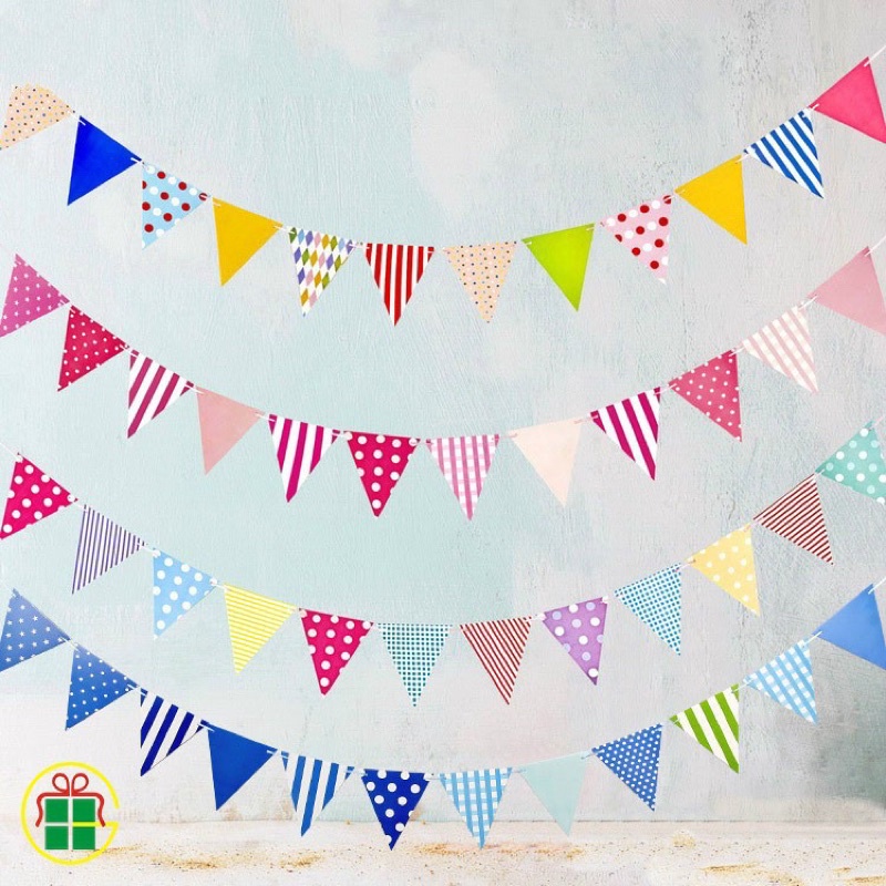 Anding’s Party Supplies Party Flags Paper Banderitas Bumtings Banner ...