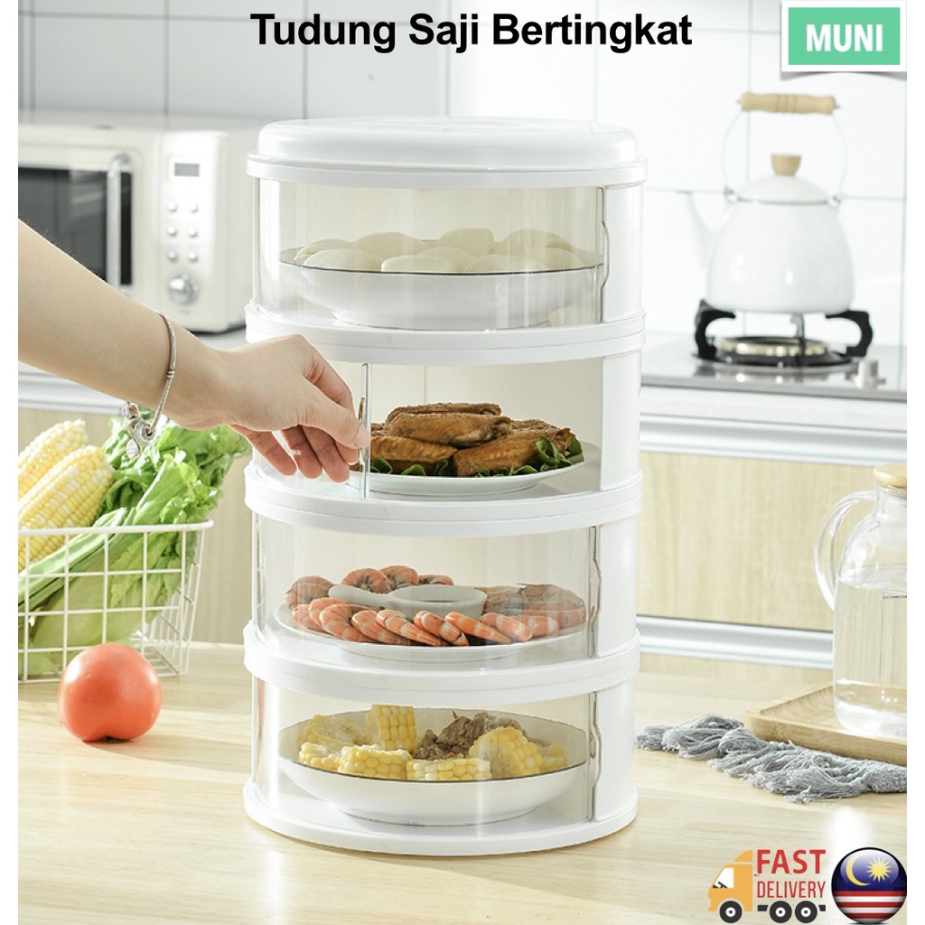 New Model Food Cover Food Storage Transparent Stackable Food Insulation ...