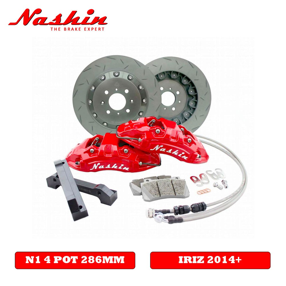 PROTON IRIZ 2014+ -NASHIN N1-SERIES 4POT 286MM / 302MM BRAKE CALIBER ...