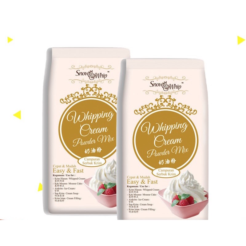 Snow Whip Whipping Cream Powder 奶油粉 500g | Shopee Malaysia