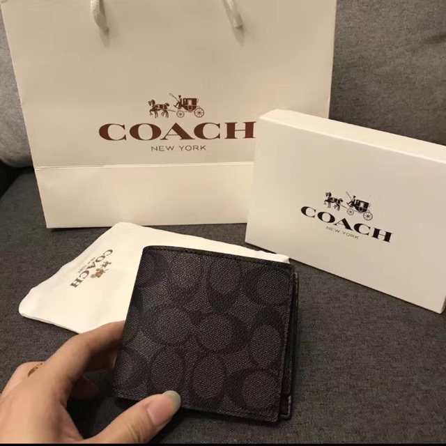 Original Coach Men Wallet Best price text me Shopee Malaysia