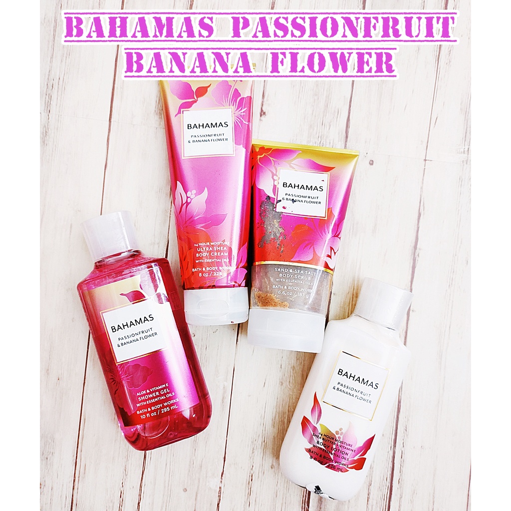 Bath and Body Works Bahamas Passionfruits Banana Flower Fragrance