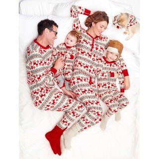 Awdenio Family Outfit O-Neck Long Sleeve Crawl Christmas X-max Print Pyjama  Set For Children 