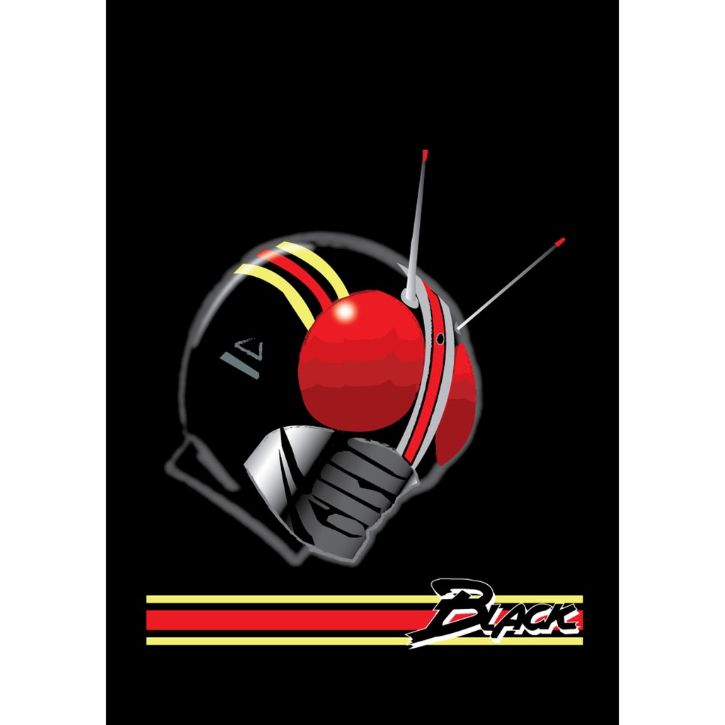 Kamen Masked Rider Black Kesatria Baja Hitam Japanese Cartoon Animated ...