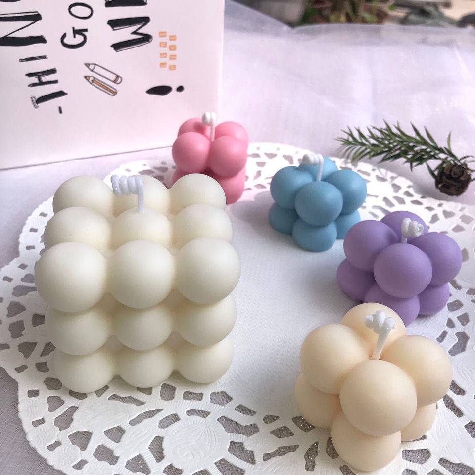 🔥Scented can be Select🔥 The Best Korea Rubik’s Cube Scented Candle