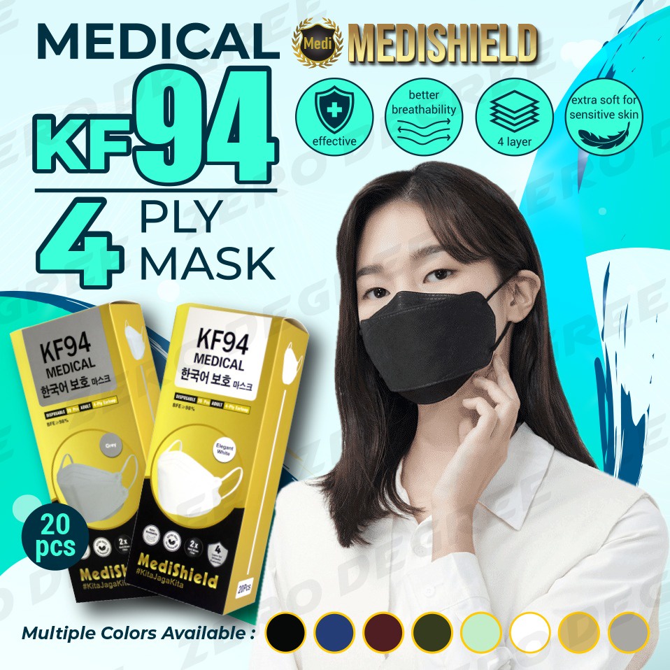 KF94 Mask 3D Mask 4Ply mask Korean mask Medical Mask Adult Medical ...