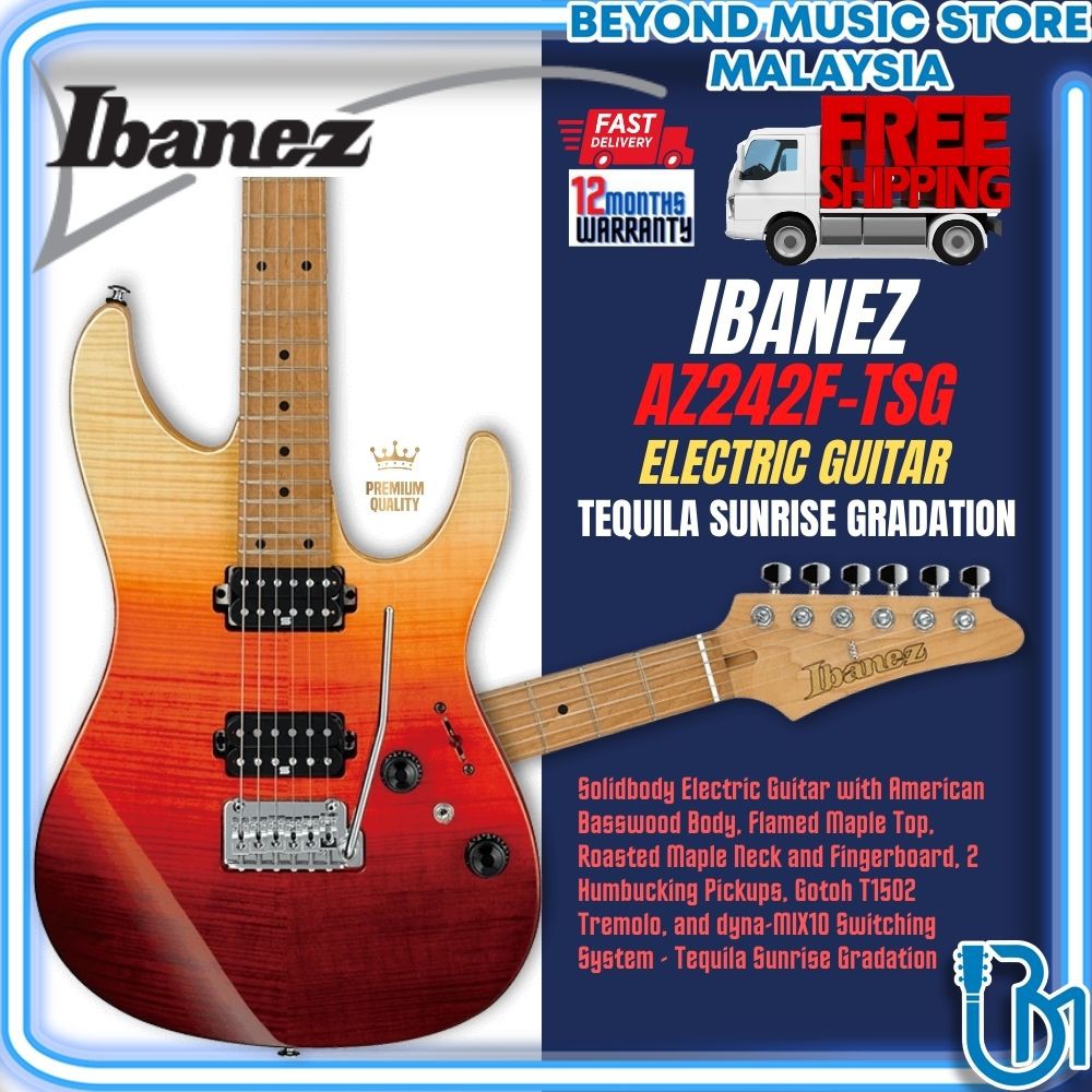 Ibanez Premium AZ242F - Tequila Sunrise Gradation (AZ242F-TSG